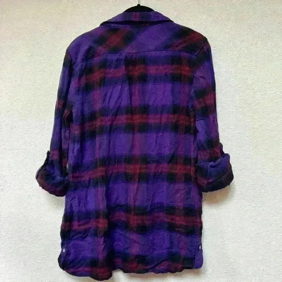 C&C California plaid cotton button up - Picture 2 of 7